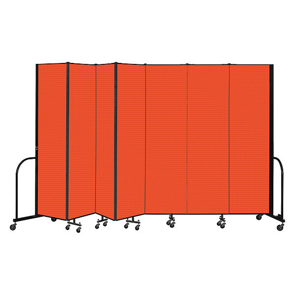 Screenflex Portable Room Divider, 7 Panel, 7 ft. 4"H CFSL747-DJ