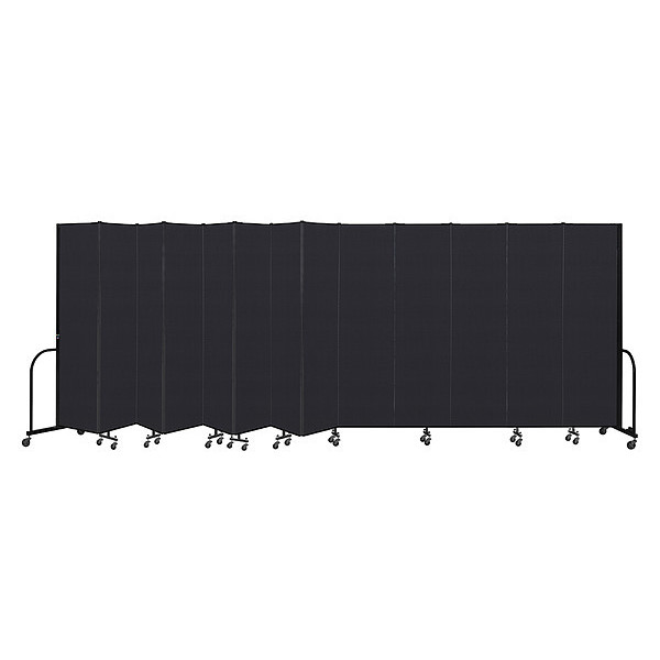 Screenflex Portable Room Divider, 13 Panel, 7 ft. 4"H CFSL7413-DX