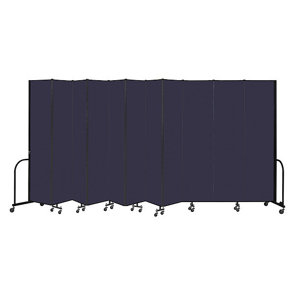 Screenflex Portable Room Divider, 11 Panel, 8 ft. H x CFSL8011-DV
