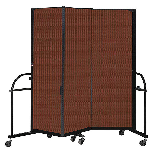 Screenflex Heavy Duty Room Divider, 3 Panel, 6 ft. H HFSL603-DE