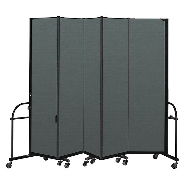 Screenflex Heavy Duty Room Divider, 5 Panel, 7 ft. 4" HFSL745-DN