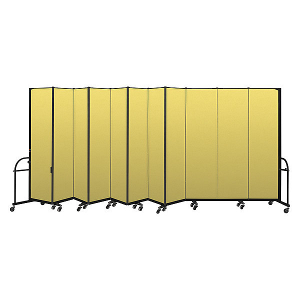 Screenflex Heavy Duty Room Divider, 11 Panel, 7 ft. 4 HFSL7411-DY