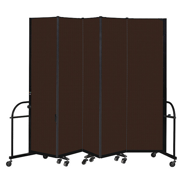 Screenflex Heavy Duty Room Divider, 5 Panel, 7 ft. 4" HFSL745-DD