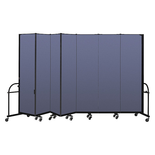 Screenflex Heavy Duty Room Divider, 7 Panel, 7 ft. 4" HFSL747-DS
