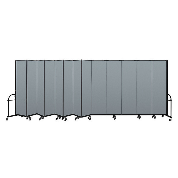 Screenflex Heavy Duty Room Divider, 13 Panel, 7 ft. 4 HFSL7413-VB