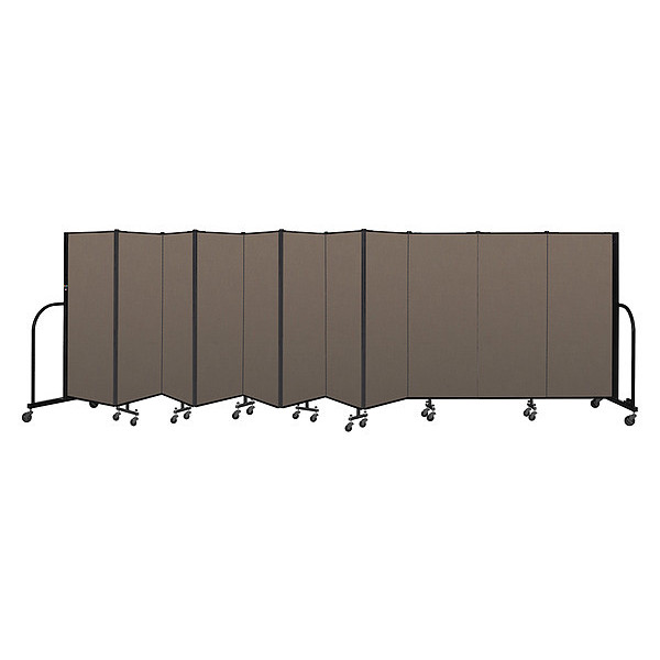 Screenflex Portable Room Divider, 11 Panel, 5 ft. H CFSL5011-DO