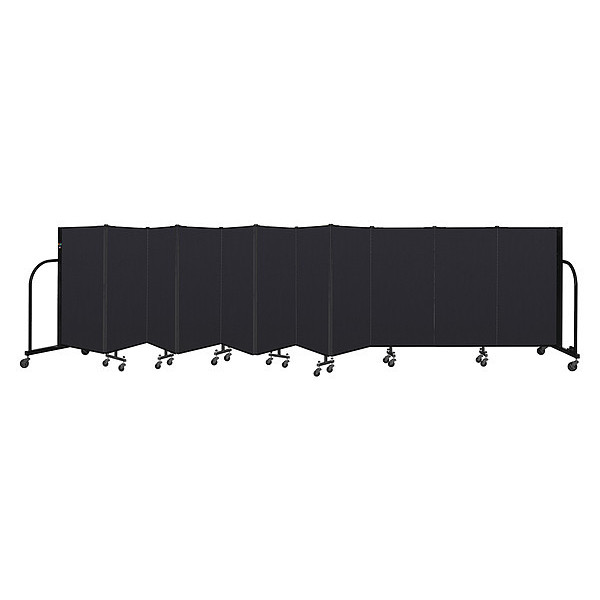 Screenflex Portable Room Divider, 11 Panel, 4 ft. H CFSL4011-DX