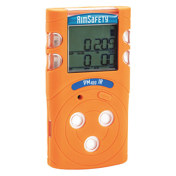 Macurco Multi-Gas Detector, 2 yr Battery Life, Orange PM400-P