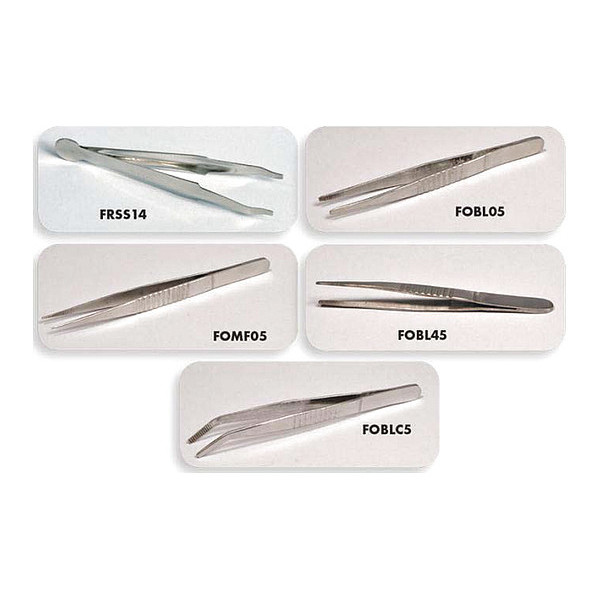 United Scientific Stainless Steel Forceps, Sharp, 5 FOMF05