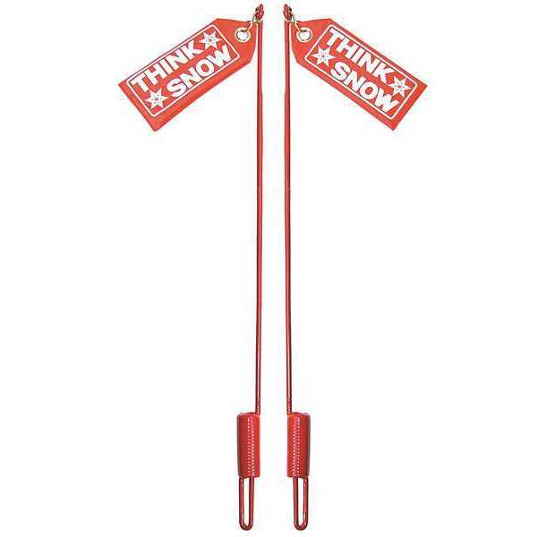 Snowplow Aftermarket Manufacturing Blade Guide Kit, 25 In, Red, w/Flag 1308210