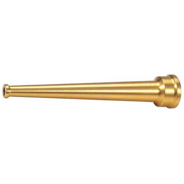 Zoro Select Fire Hose Nozzle, 1-1/2 In., Brass 6AKC5