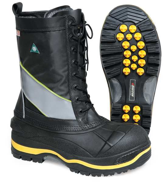 Baffin Winter Boots, Mens, 9, Lace, Steel, PR POLA-MP01-BK2