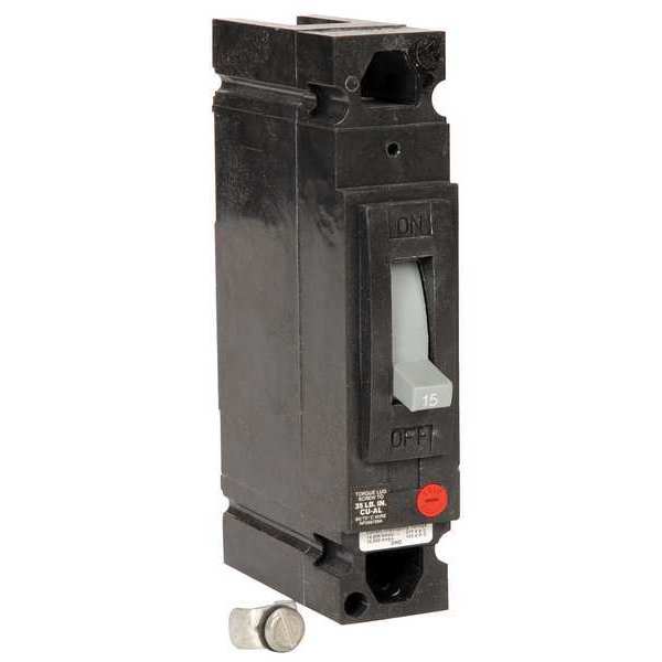 Ge Molded Case Circuit Breaker, THED Series 25A, 1 Pole, 277V AC THED113025WL