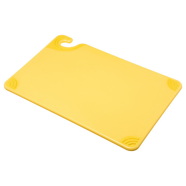 San Jamar Cutting Board, 12x18, Yellow CBG121812YL