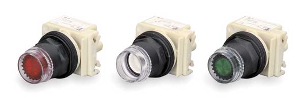 Schneider Electric Illuminated Push Button Operator, 30 mm, Clear 9001K1L