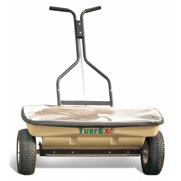 Turfex 120 lb Capacity Drop Walk Behind Spreader, 28 in W Spread TS95