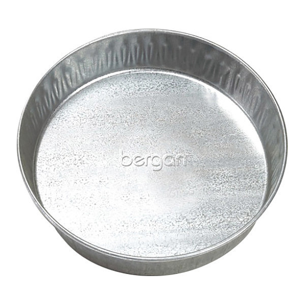 Bergan Galvanized Pet Pan 3 Quarts Silver 12.5" x 12.5" x 2.13" 11897