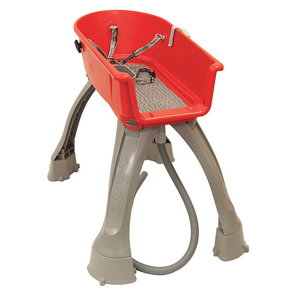 Booster Bath Elevated Dog Bath/Grooming Center, Me BB-MED-RED