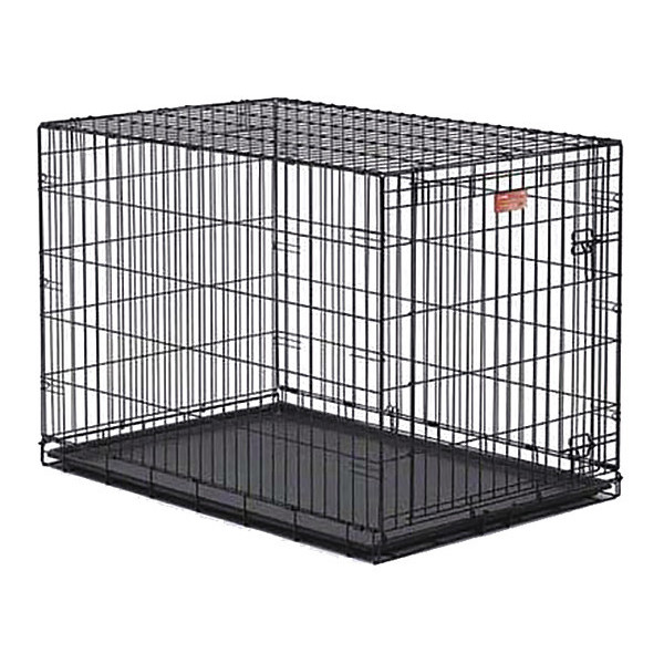 Midwest Life Stages Single Door Dog Crate Black 36" x 24" x 27" LS-1636