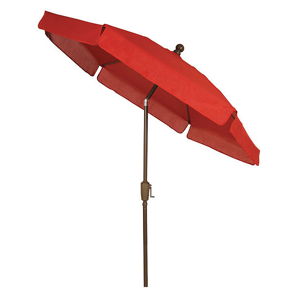 Fiberbuilt Garden Tilt Umbrella Crank Cb, Red, 7.5 ft. 7GCRCB-T-RED
