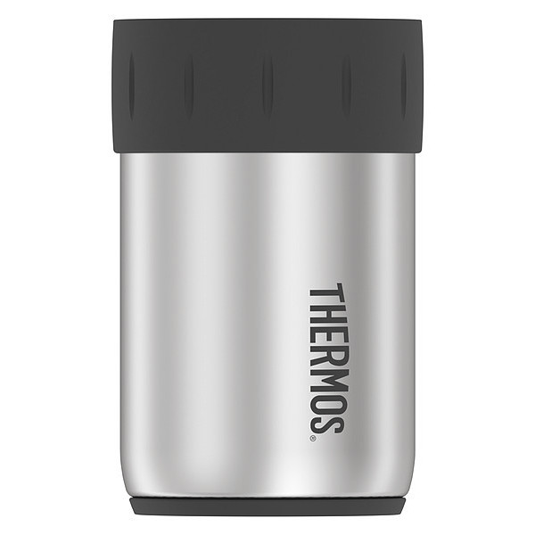 Thermos Stainless Steel Beverage Can Insulator, Stainless Steel/Gray 2700TRI6