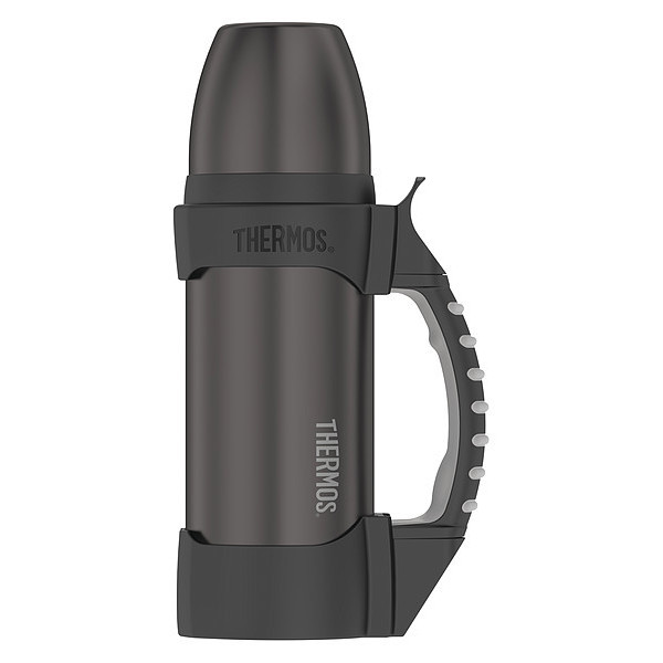 Thermos Stainless Steel Beverage Bottle, 1.1 qt, Gun Metal 2510GM2
