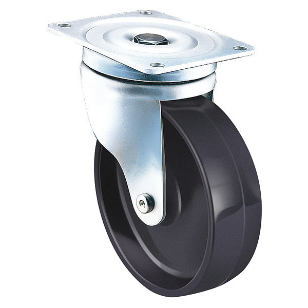 Revvo Swivel Caster Metric Plate, Phenolic Whe 855-ANB