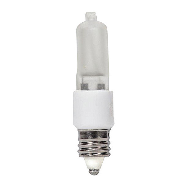 Excel 20W T3 Halogen Light Bulb - Mini Candelabra Base - Frost Finish S4489