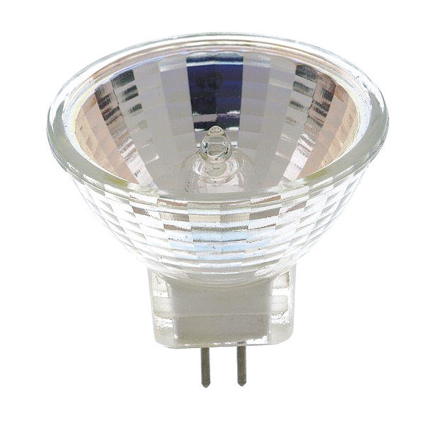 Satco 5W MR11 Halogen Light Bulb - Bi Pin GZ4 Base - Clear Finish S4628