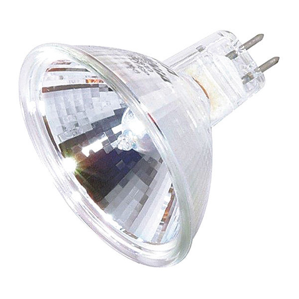 Satco Bulb, Halogen, 75W, MR16, Miniature 2 Pin Round Base, MR, Spot S4188