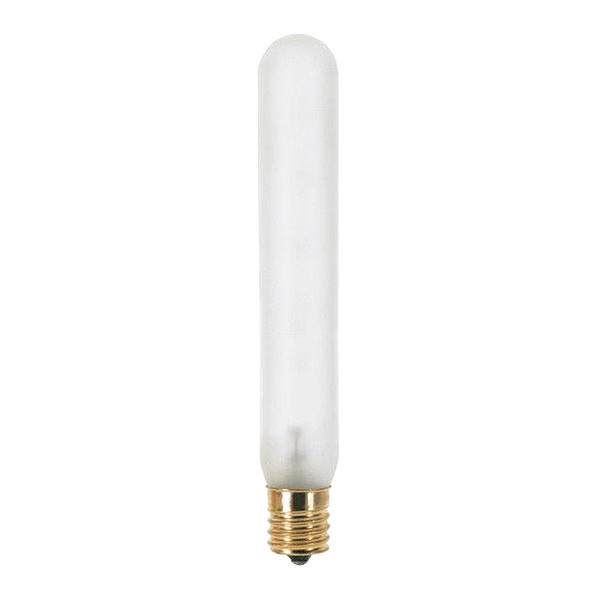 Satco 25 W T6 1/2 Incandescent - Frost - 1500 Hours - 170L - Intermediate Base - 130V S3223