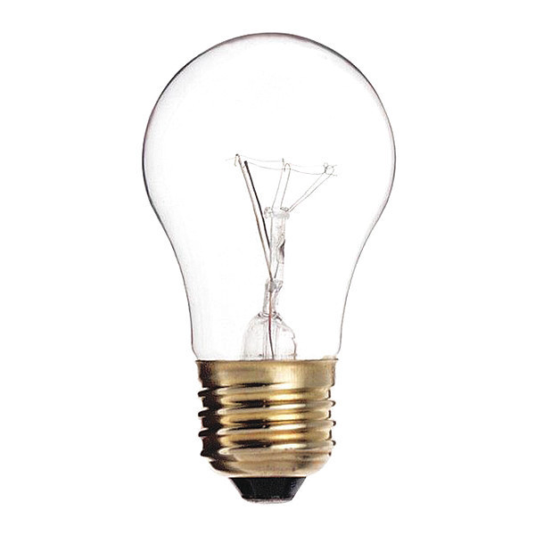Satco 40 W A15 Incandescent - Clear - Appliance Lamp - 2500 Hours - 300/225L - Medium Base - 130/120V S3720