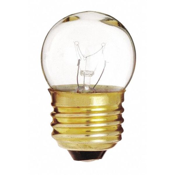 Satco Bulb, Incandescent, 7.5W, S11, Medium Base, Sign & Indicator S3794