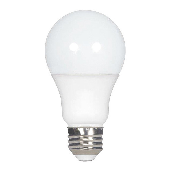 Satco 12.5W, Bulb, LED, 12.5W, A19, Medium Base, Type, A19, Cool White Temp. Frost, Non-Dimmable, PK 4 S8489