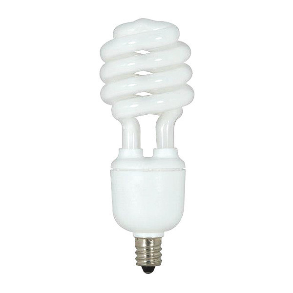 Satco 13W T2 LED Light Bulb - Candelabra Base - White Finish S7366