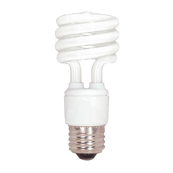 Satco 13W T2 LED Light Bulb - European Medium Base - White Finish S7412