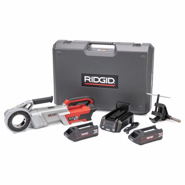 Ridgid Cordless Pipe Threader Kit, 12R, 4 Ah, 60 V 72013