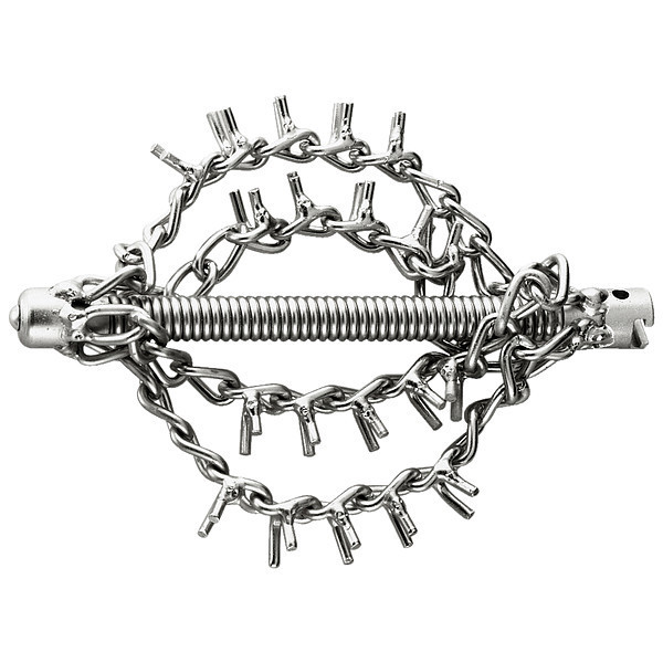 Rothenberger Chain-Spinning Head Wihtout Ring With 4 Chains And Spikes 22Mm 72299