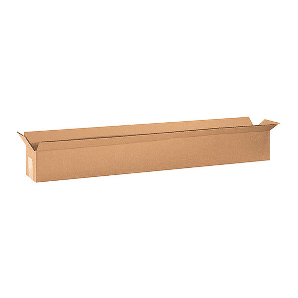 Partners Brand Long Corrugated Boxes, 60" x 6" x 6", Kraft, 15/Bundle 6066