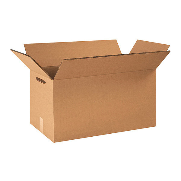 Partners Brand Double Wall Boxes with Hand Holes, 20" x 20" x 12", Kraft, 10/Bundle HD202012DWHH