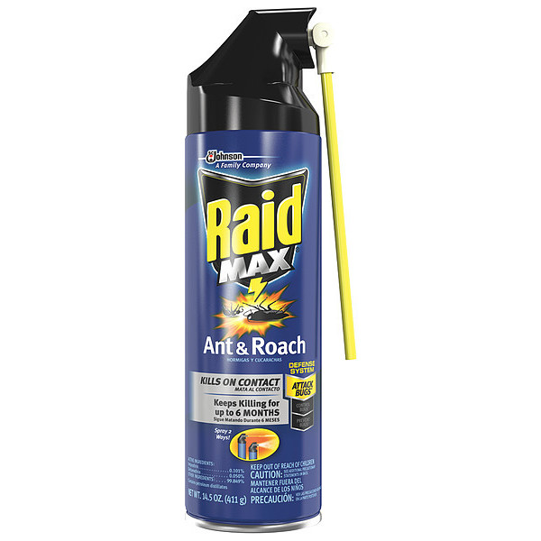 Raid Max Ant and Roach, 14.5 oz., PK6 655571