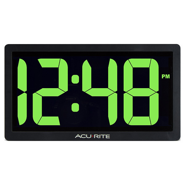 Acurite LED Digital Clock W/ Auto Dimming Brightness, 10" 75112M