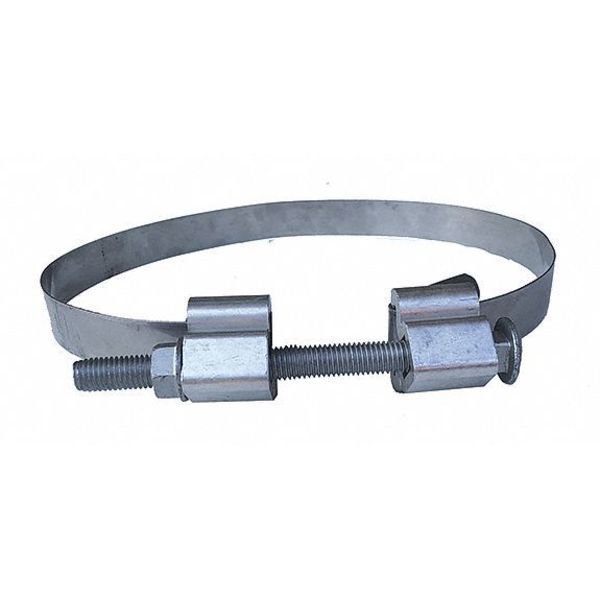 Fechometal Usa Bolt Clamp And 1.1/4X0.044X84" Stainless Steel 304 Strap, PK5 SPAFTA9311214N