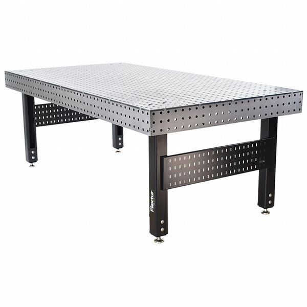 Flextur Welding Table, 48" D, 35" H, 96" W, Metal 78909530
