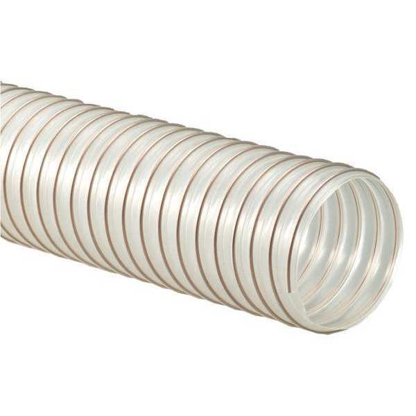 Flexaust Co Ducting Hose, 50 ft L, Clear 8281060050