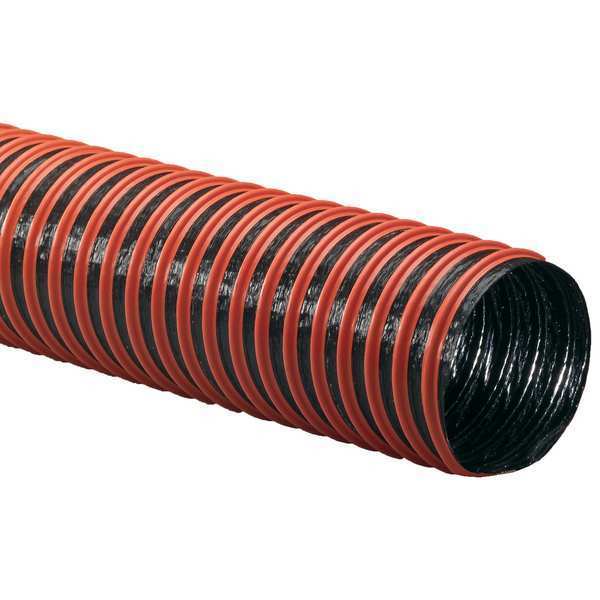 Flexaust Co Ducting Hose, 25 ft L, Black 2480400401A