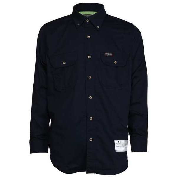 Summit Breeze FR L Sleeve Shirt, Navy Blu, Blue, L, Tall SBS3002LT