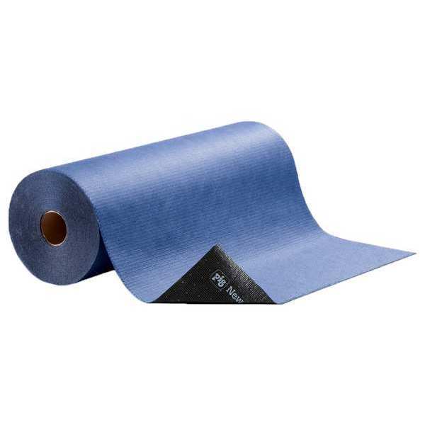 Pig Paint Booth Mat, 32 in x 100 ft, Paints, Solvents, Stains, Blue, Polypropylene MAT32300-BL
