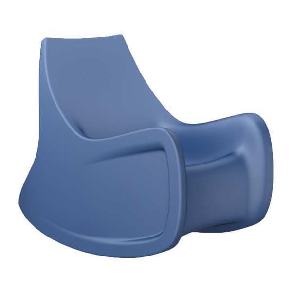 Cortech Radial Rocker Arm Chair, Midnight Blue 146484MB