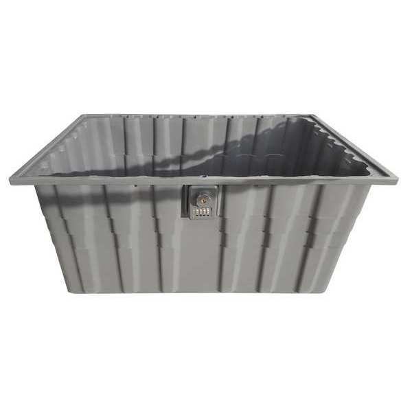 Barracuda Master Box, Gray, Polypropylene, 28 1/4 in L, 12 1/2 in W, 18 in H, 3 cu ft Volume Capacity 8568M